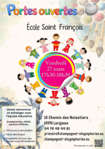 ecole saint francois jpo affiche
